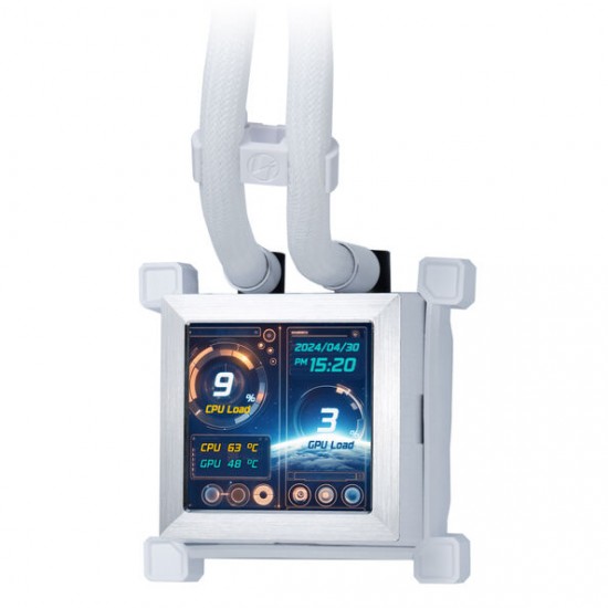 Lian Li HydroShift LCD 360R ARGB AIO Water Cooler - Beyaz